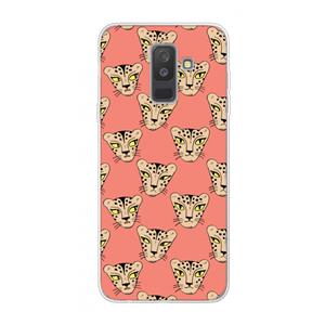 CaseCompany Tijger: Samsung Galaxy A6 Plus (2018) Transparant Hoesje