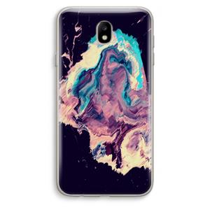 CaseCompany Cosmic Silence: Samsung Galaxy J7 (2017) Transparant Hoesje