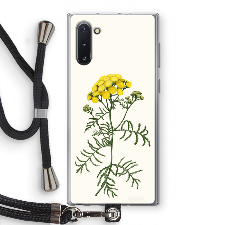 CaseCompany Tansy: Samsung Galaxy Note 10 Transparant Hoesje met koord
