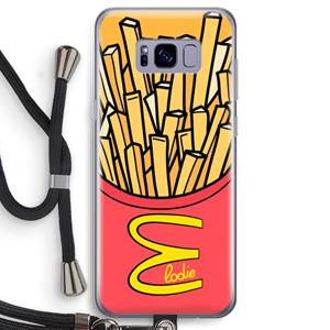 CaseCompany McElodie: Samsung Galaxy S8 Transparant Hoesje met koord