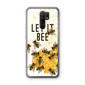 CaseCompany Let it bee: Xiaomi Redmi 9 Transparant Hoesje