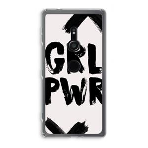 CaseCompany Girl Power #2: Sony Xperia XZ2 Transparant Hoesje