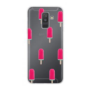 CaseCompany Waterijsje: Samsung Galaxy A6 Plus (2018) Transparant Hoesje