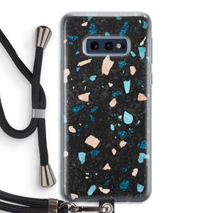 CaseCompany Terrazzo N°11: Samsung Galaxy S10e Transparant Hoesje met koord