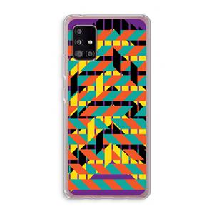 CaseCompany Skew Bee 2: Samsung Galaxy A51 5G Transparant Hoesje