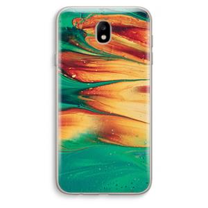 CaseCompany Green Inferno: Samsung Galaxy J7 (2017) Transparant Hoesje