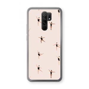 CaseCompany Dancing #1: Xiaomi Redmi 9 Transparant Hoesje