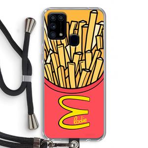 CaseCompany McElodie: Samsung Galaxy M31 Transparant Hoesje met koord