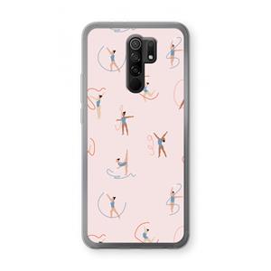 CaseCompany Dancing #3: Xiaomi Redmi 9 Transparant Hoesje