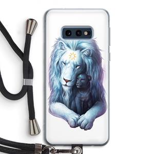 CaseCompany Child Of Light: Samsung Galaxy S10e Transparant Hoesje met koord