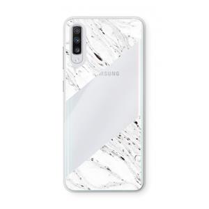 CaseCompany Biggest stripe: Samsung Galaxy A70 Transparant Hoesje