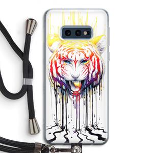 CaseCompany Fading: Samsung Galaxy S10e Transparant Hoesje met koord