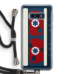 CaseCompany Here's your tape: Samsung Galaxy S10e Transparant Hoesje met koord