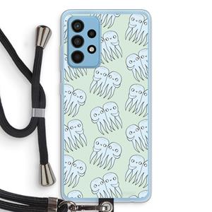 CaseCompany Octopussen: Samsung Galaxy A52 Transparant Hoesje met koord