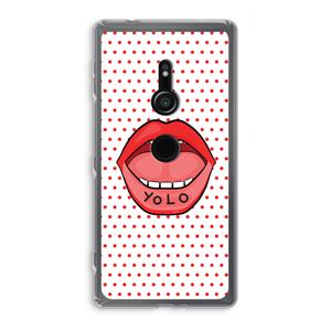 CaseCompany Yolo Denise: Sony Xperia XZ2 Transparant Hoesje