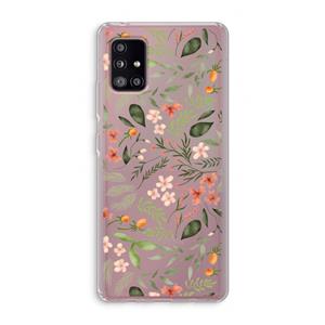 CaseCompany Sweet little flowers: Samsung Galaxy A51 5G Transparant Hoesje