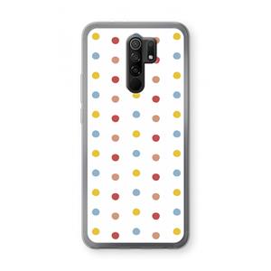 CaseCompany Bollen: Xiaomi Redmi 9 Transparant Hoesje