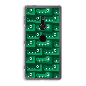 CaseCompany Crocs: Sony Xperia XZ2 Transparant Hoesje