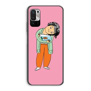 CaseCompany Visknuffel: Xiaomi Redmi Note 10 5G Transparant Hoesje