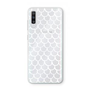 CaseCompany Dakpannetjes: Samsung Galaxy A70 Transparant Hoesje