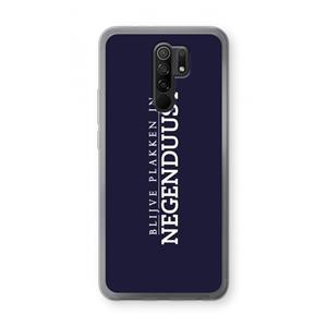 CaseCompany Blijve plakken in Negenduust: Xiaomi Redmi 9 Transparant Hoesje