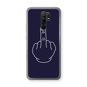 CaseCompany F**k U: Xiaomi Redmi 9 Transparant Hoesje