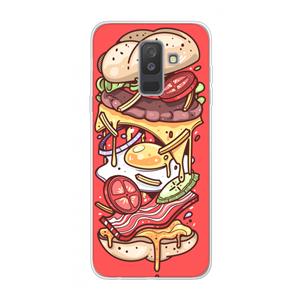 CaseCompany Diet Coke Please: Samsung Galaxy A6 Plus (2018) Transparant Hoesje