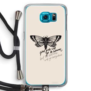 CaseCompany Good or bad: Samsung Galaxy S6 Transparant Hoesje met koord
