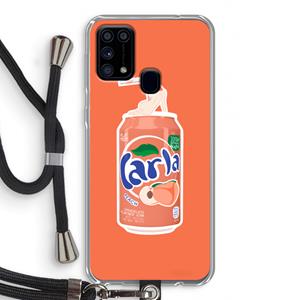 CaseCompany S(peach)less: Samsung Galaxy M31 Transparant Hoesje met koord