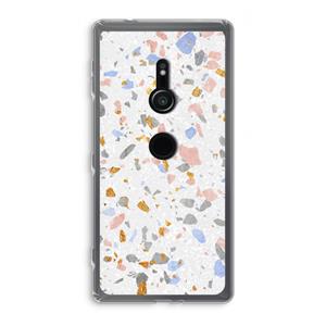 CaseCompany Terrazzo N°8: Sony Xperia XZ2 Transparant Hoesje