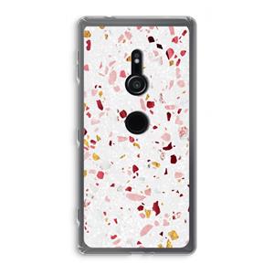 CaseCompany Terrazzo N°9: Sony Xperia XZ2 Transparant Hoesje