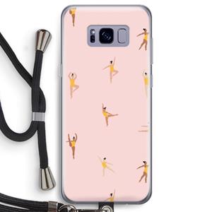 CaseCompany Dans #2: Samsung Galaxy S8 Transparant Hoesje met koord