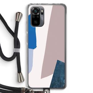 CaseCompany Lapis: Xiaomi Redmi Note 10 Pro Transparant Hoesje met koord