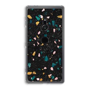 CaseCompany Terrazzo N°10: Sony Xperia XZ2 Transparant Hoesje
