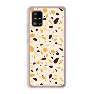 CaseCompany Terrazzo N°13: Samsung Galaxy A51 5G Transparant Hoesje