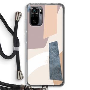 CaseCompany Luca: Xiaomi Redmi Note 10 Pro Transparant Hoesje met koord