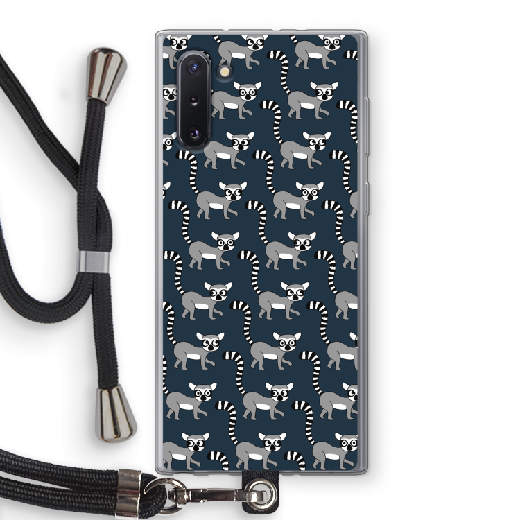CaseCompany Makis: Samsung Galaxy Note 10 Transparant Hoesje met koord