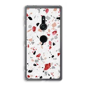 CaseCompany Terrazzo N°12: Sony Xperia XZ2 Transparant Hoesje