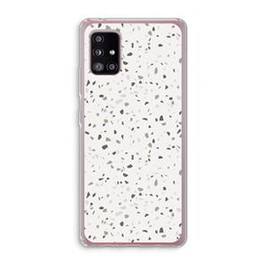 CaseCompany Terrazzo N°14: Samsung Galaxy A51 5G Transparant Hoesje