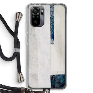 CaseCompany Meet you there: Xiaomi Redmi Note 10 Pro Transparant Hoesje met koord