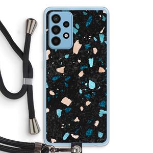CaseCompany Terrazzo N°11: Samsung Galaxy A52 Transparant Hoesje met koord