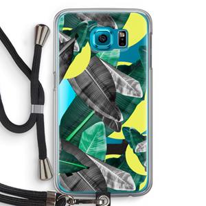 CaseCompany Fantasie jungle: Samsung Galaxy S6 Transparant Hoesje met koord