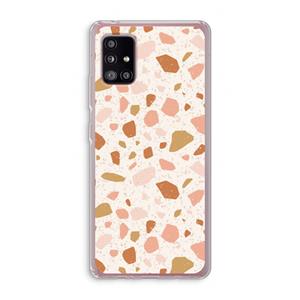 CaseCompany Terrazzo N°18: Samsung Galaxy A51 5G Transparant Hoesje