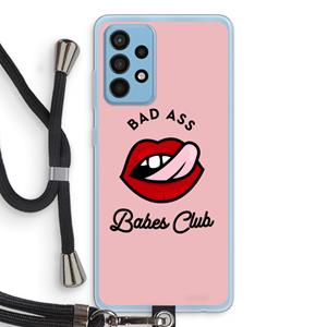 CaseCompany Badass Babes Club: Samsung Galaxy A52 Transparant Hoesje met koord