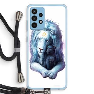 CaseCompany Child Of Light: Samsung Galaxy A52 Transparant Hoesje met koord