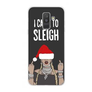 CaseCompany Came To Sleigh: Samsung Galaxy A6 Plus (2018) Transparant Hoesje