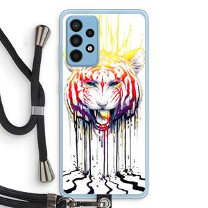 CaseCompany Fading: Samsung Galaxy A52 Transparant Hoesje met koord