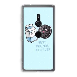 CaseCompany Best Friend Forever: Sony Xperia XZ2 Transparant Hoesje