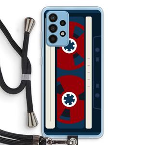 CaseCompany Here's your tape: Samsung Galaxy A52 Transparant Hoesje met koord