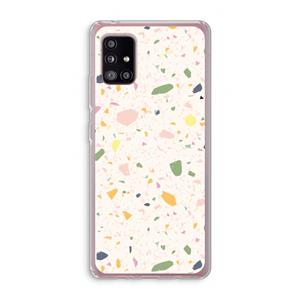 CaseCompany Terrazzo N°21: Samsung Galaxy A51 5G Transparant Hoesje